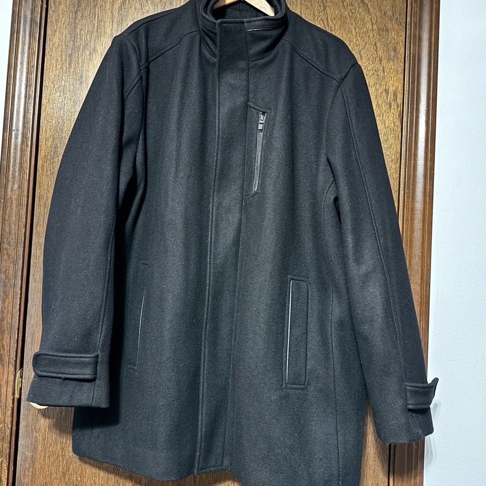 Calvin Klein Men's Black Trench Coat